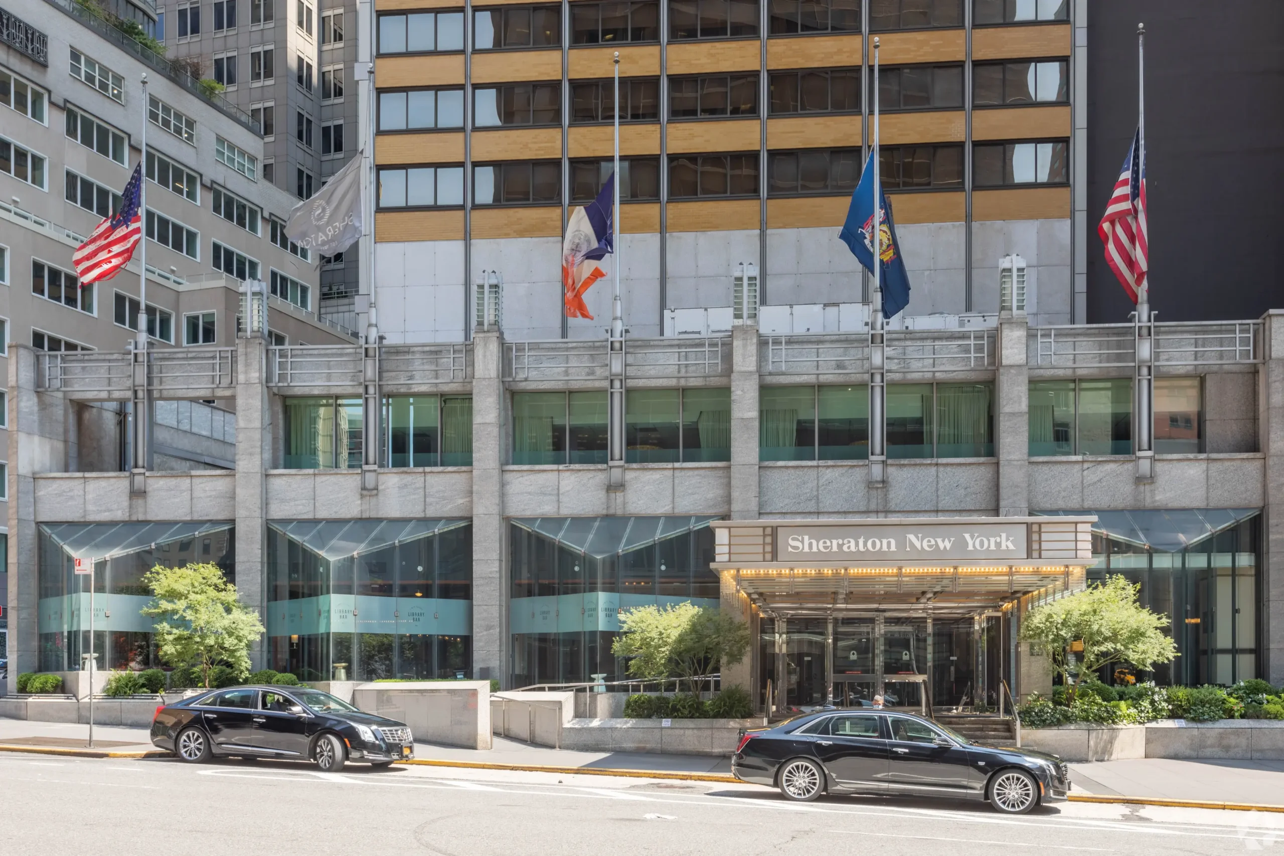 entrance of the Sheraton New York Times Square Hotel