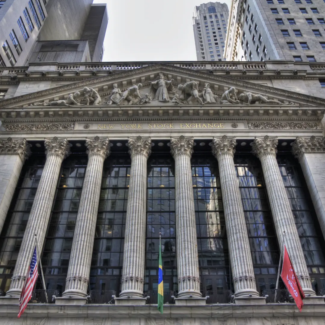 front of the New York Stock Exchange building